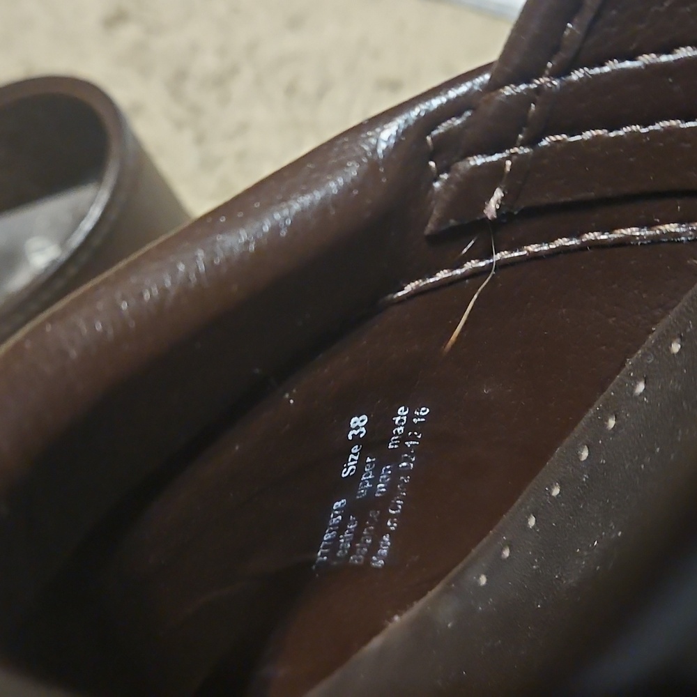 Dansko Patricia Embellished Brown Leather Clogs - Picture 10 of 16